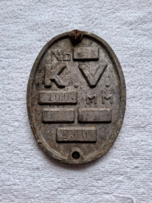 Metallikilpi vanha