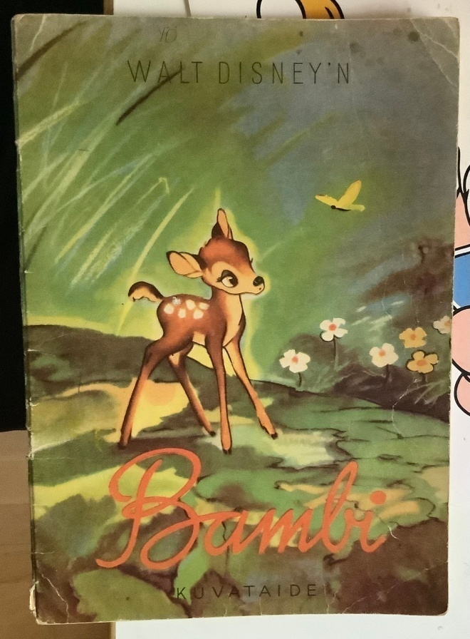 Walt Disney Bambi Hki 1947, 2.ps. satukirja