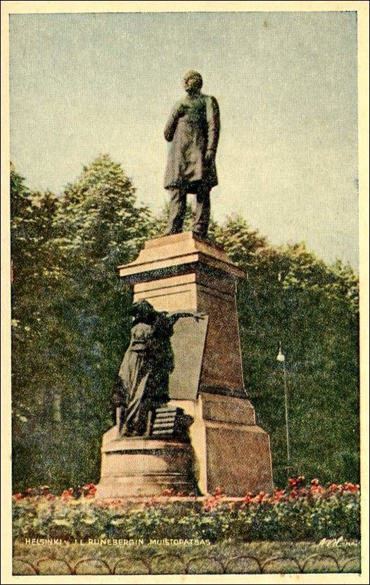 HELSINKI, J. L. Runebergin patsas, käyttämätön
