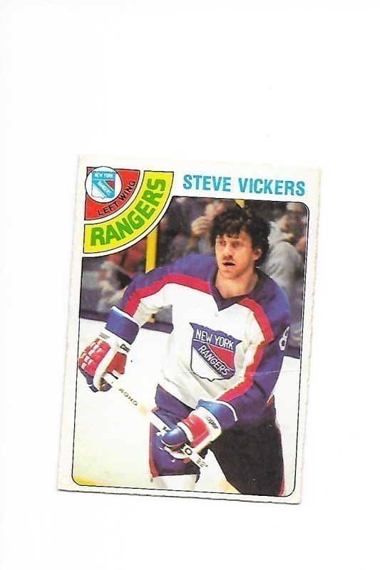 1978-79 OPC #55 Steve Vickers New York Rangers