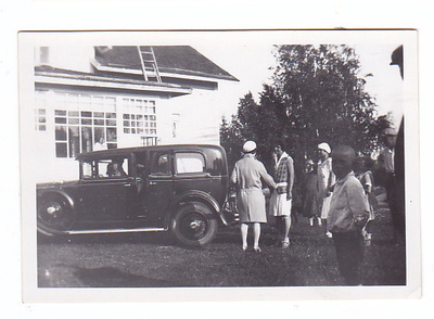 VANHA Valokuva UPEA Auto 1920-l 6 x 9 cm