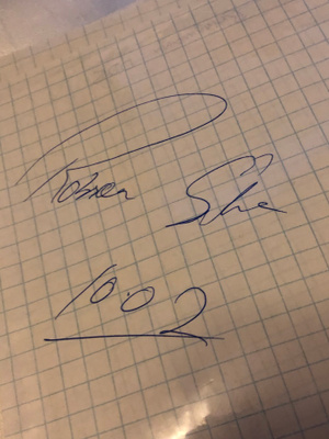 Robson da Silva nimikirjoitus paperilla