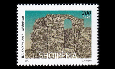 Albania 3545 ** Europa linnat ja palatsit (2017)