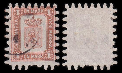 10_IIIa o Isohampainen 1 mk (1866)