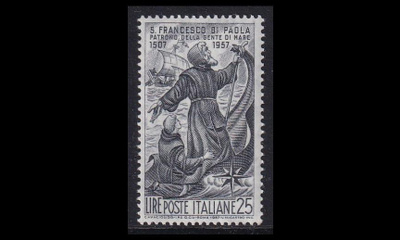 Italia 1001 ** Francis of Paolan kuolemasta 450v (1957)