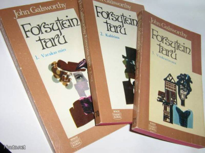 John Galsworthy : Forsytein taru 1 - 3 - WSOY pokkari 1968