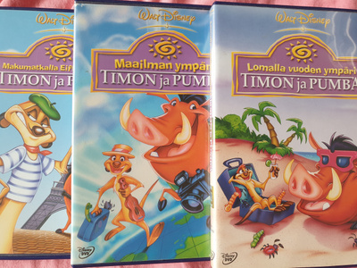 TIMON JA PUMBA DVD 3 KPL