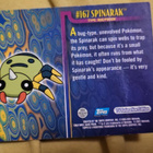 Spinarak #167 Pokemon 2001 Topps Johto Champions card - pikkukuva 2