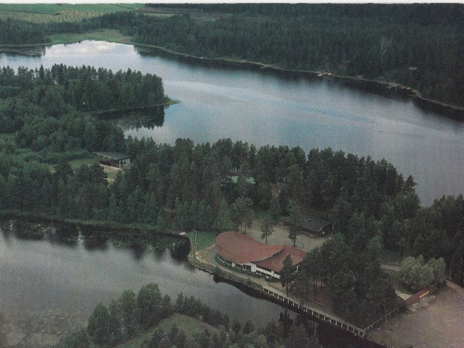 Lappajärvi , Halkosaari ilmakuva   p110