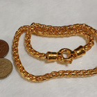 Upea 21k kullattu Kanadalainen kaulakoru Gold plated - pikkukuva 3
