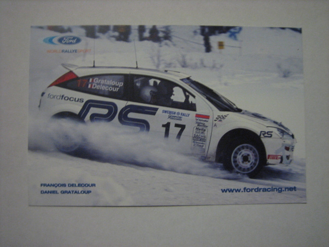 Ford rallikortti 16: Ford Focus / Francois Delecour
