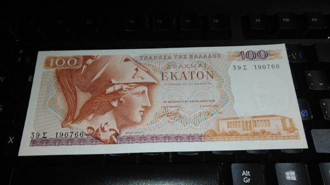 Greece Kreikka 100 Drachma 1978 P200 UNC
