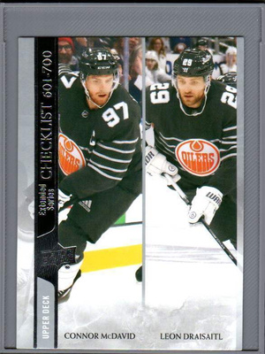 2020-21 Upper Deck - 0,20€ / kpl