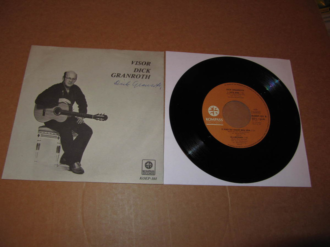 Dick Granroth 7" EP Kompass Records KOEP-01 v.1980 RARE!