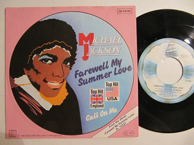 Michael Jackson Farewell My Summer Love 7" sinkku