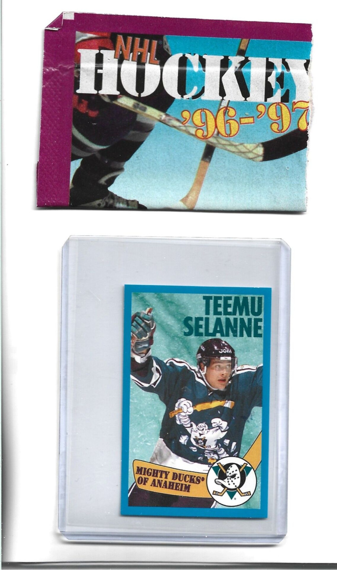 TEEMU SELÄNNE - JETS - 1996-97 PANINI STICKERS #225