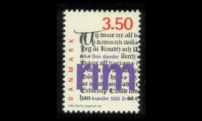 Tanska 1104 ** Tanskalainen kirja 500v (1995)