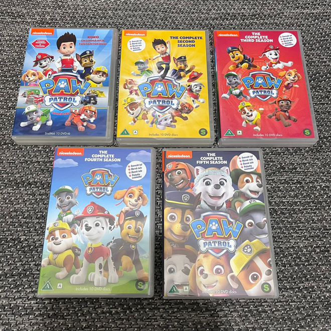 Paw Patrol - Kaudet 1-5 - 50DVD