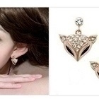 332 .. 9K Gold Zircon Charming Naisten .. Korvakorut - pikkukuva 2