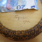 VANHA Puhdetyö Hedelmäkori? Karkkikori? Syväri 1944 Puuta - pikkukuva 2