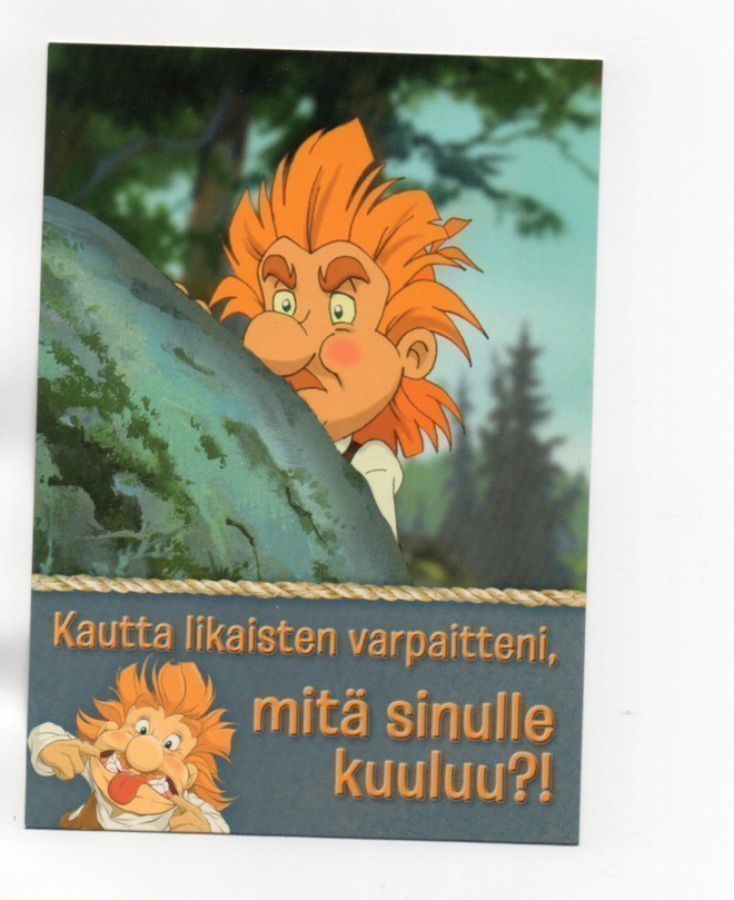 RÖLLI  °"...MITÄ SINULLE KUULUU?!°" -KORTTI / (Karto)