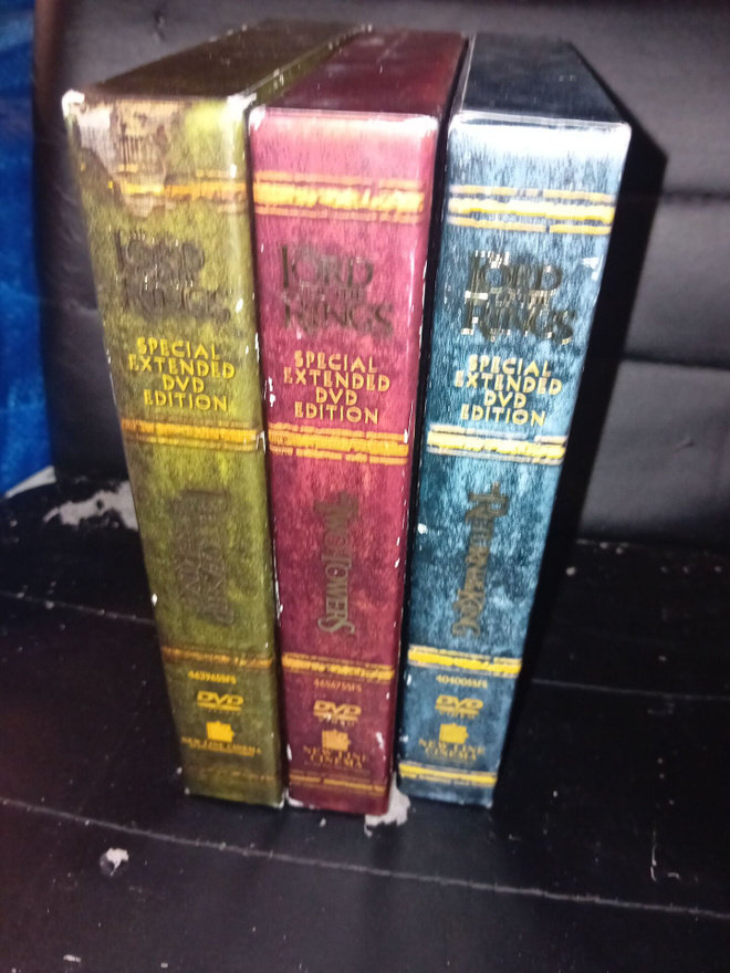 3 x 4DVD Taru sormusten herrasta trilogia ( SIS POSTIKULU )