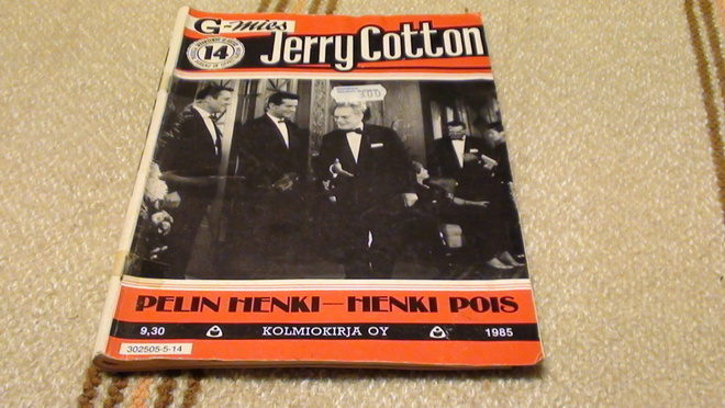 JERRY COTTON NO 14/1985 - Pelin henki - henki pois