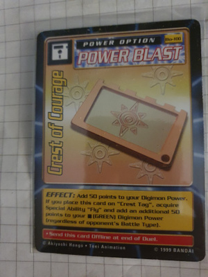 Crest of Courage Bo-100 digimon card