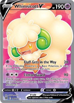 Whimsicott V 160/172 - Brilliant Stars - NM/M