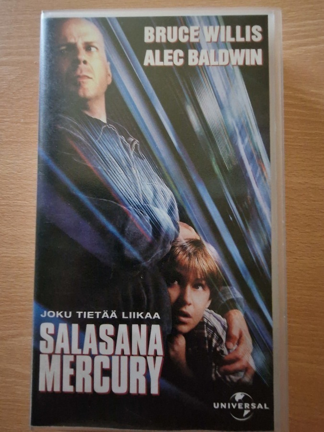 Salasana Mercury (1998) VHS