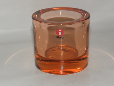 Iittala Marimekko KIVI tuikku lohenpunainen, tarrallinen