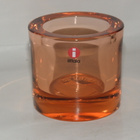 Iittala Marimekko KIVI tuikku lohenpunainen, tarrallinen - pikkukuva 1