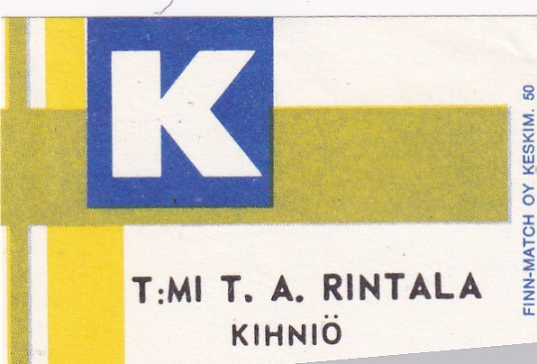 Kihniö, T:mi T. A. Rintala     5/6