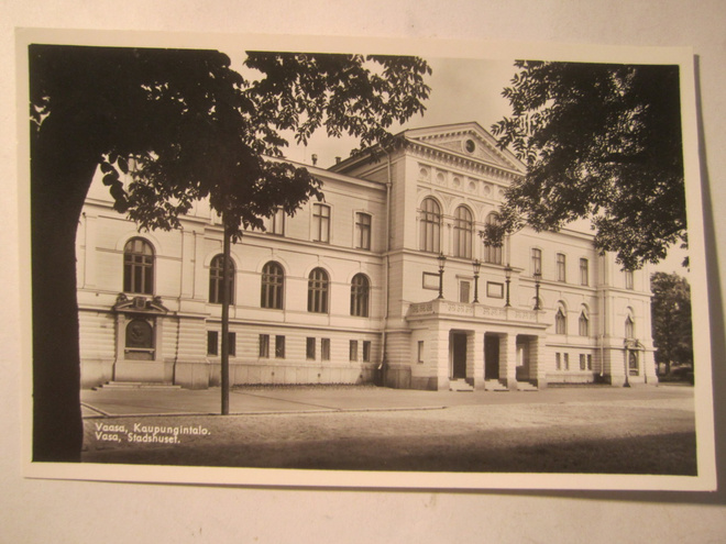 VANHA Postikortti Vaasa 1930-l Alkup.Mallikappale