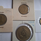 20mk kolikot, 1937, 1954, 1956,1957. - pikkukuva 1
