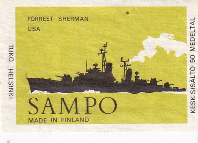 Laiva Forrest Sherman USA, SAMPO  b575
