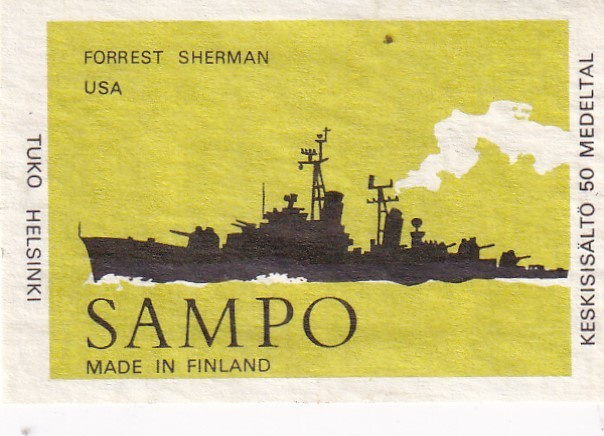 Laiva Forrest Sherman USA, SAMPO  b575