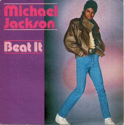MICHAEL JACKSON: Beat It / Get On The Floor 7" kannet