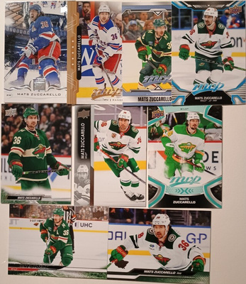 9 x MATS ZUCCARELLO Rangers, Wild