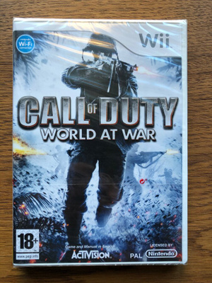Wii: Call of Duty: World at War (uusi, avaamaton muoveissa)