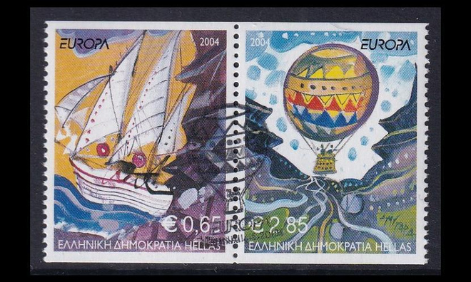 Kreikka 2224-5Cp o Europa loma (2004)
