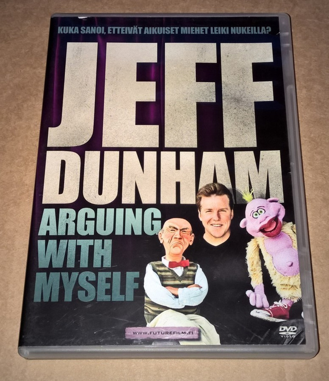 JEFF DUNHAM ARGUING WITH MYSELF   DVD  SUOMI, RUOTSI, NORJA