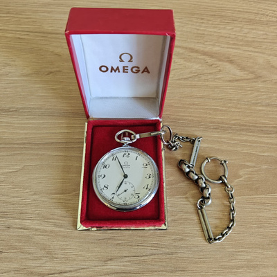 Omega Genève taskukello 1972, cal. 960, 17j + rasia