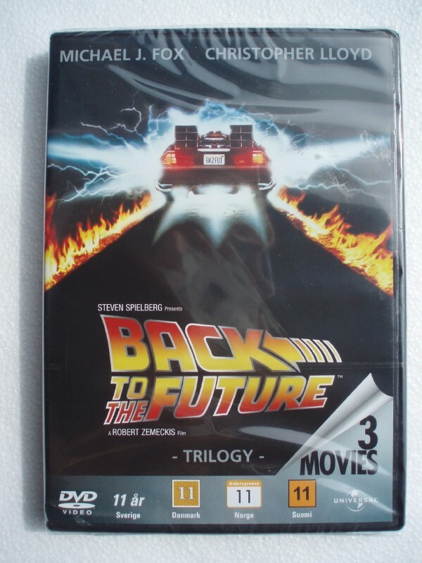 Paluu Tulevaisuuteen trilogia DVD