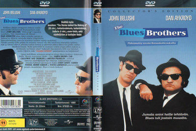 Blues Brothers (1 400) K -FI- DVD suomik. john belushi 1980