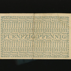 Saksa Notgeld 1/2 Mark, Augsburg 1.6.1917 VF - pikkukuva 2