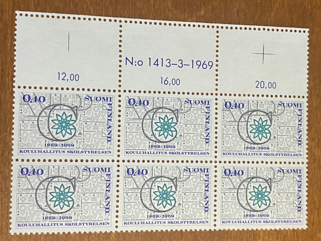 KOULUHALLITUS 100 VUOTTA NUMERO KUUSILO**