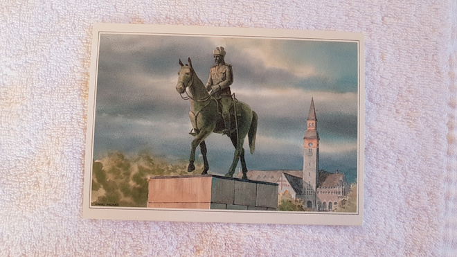 C.G. Mannerheim patsas Pälikkö Postikortti*