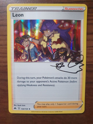 Pokemon Leon 134/159 Holo Rare