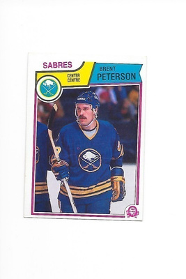 1983-84 OPC #68 Brent Peterson Buffalo Sabres